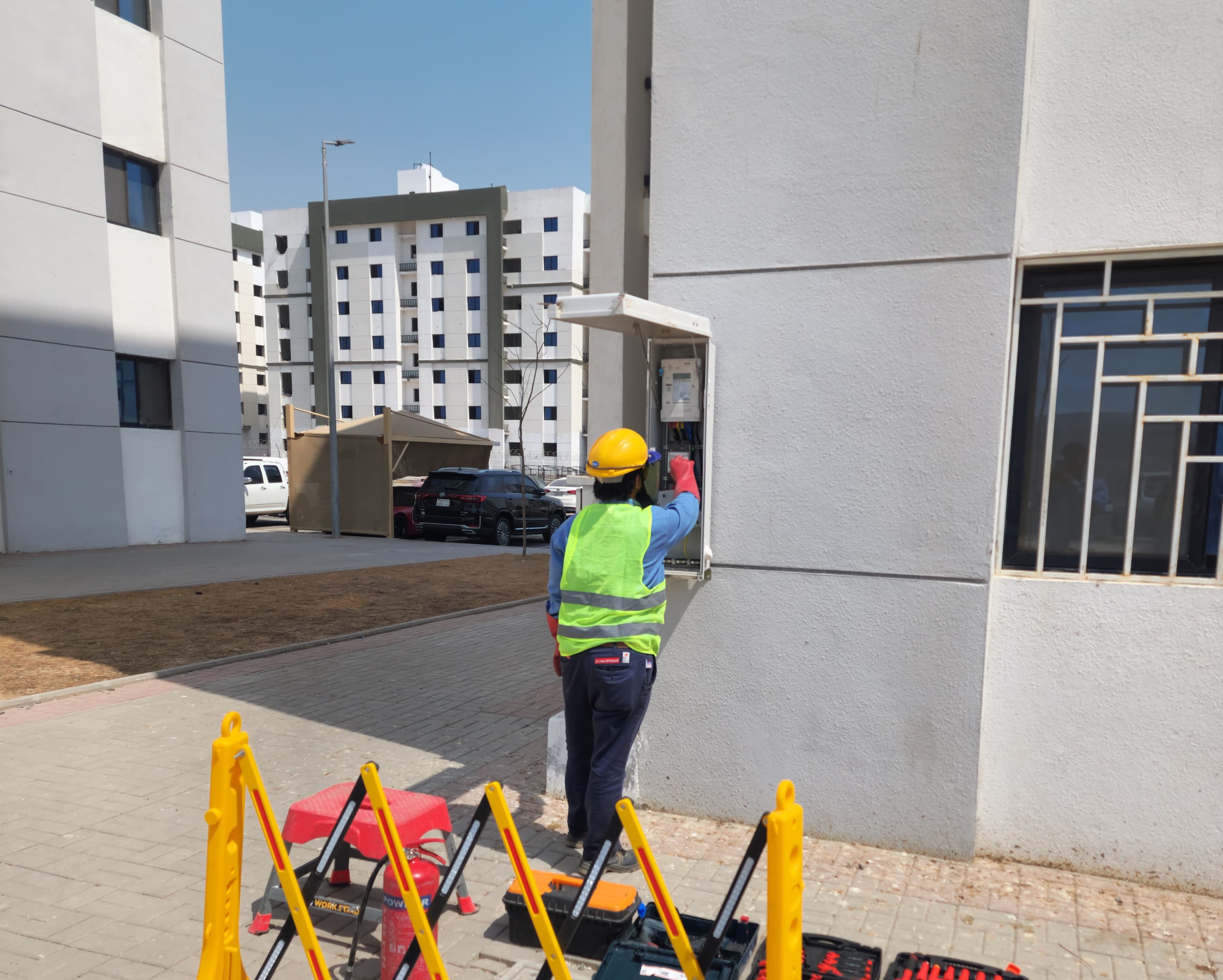BARAQX technician supporting site operations