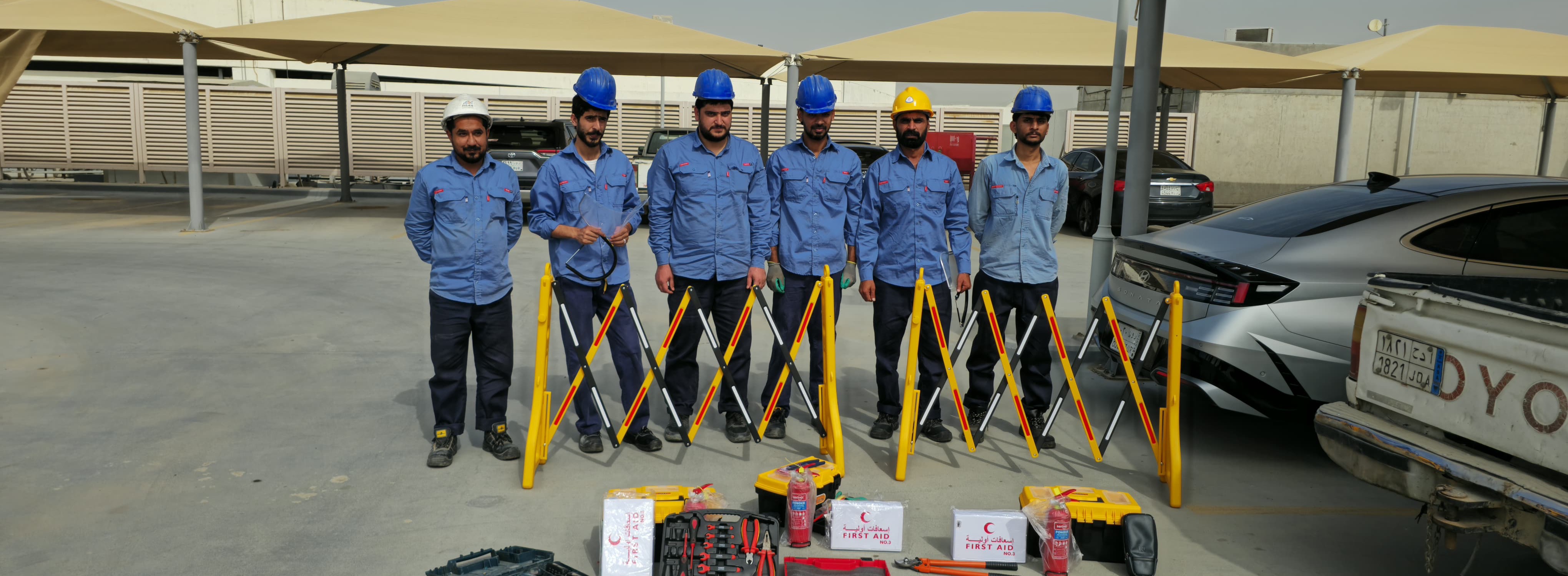 BARAQX technical team with site support tools